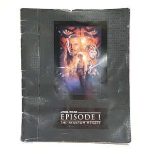 Vintage 1999 Star Wars Episode 1 Phantom Menace Lucasfilm Movie Collector Book